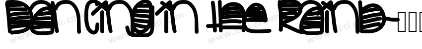 Dancing in the Rainb字体转换